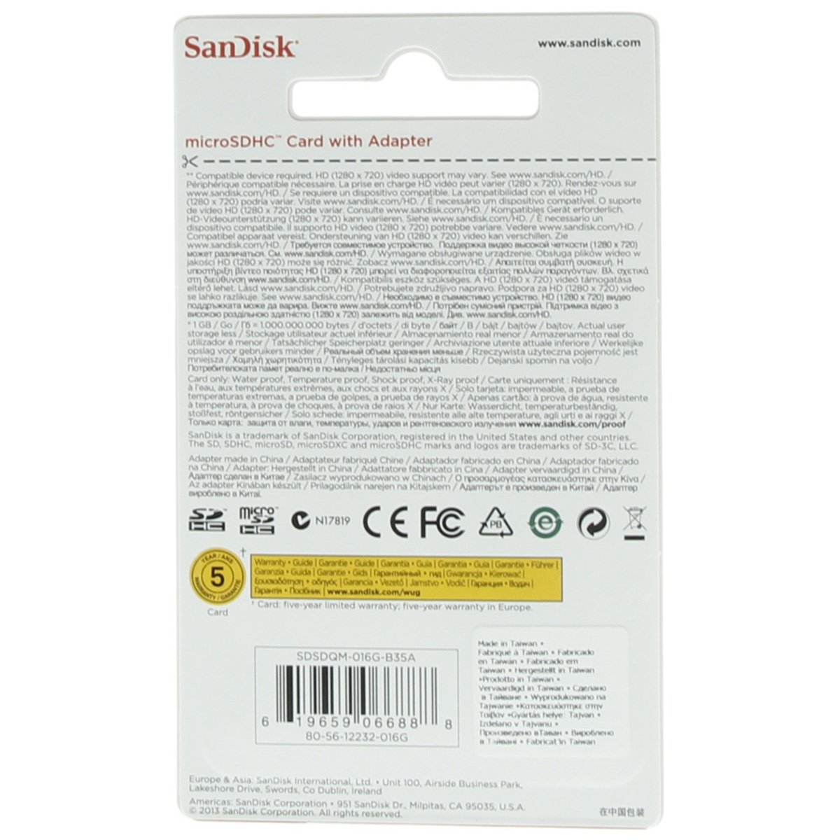 Sandisk Micro SD Card SDSDQM-16GB Online at Best Price, Memory Card