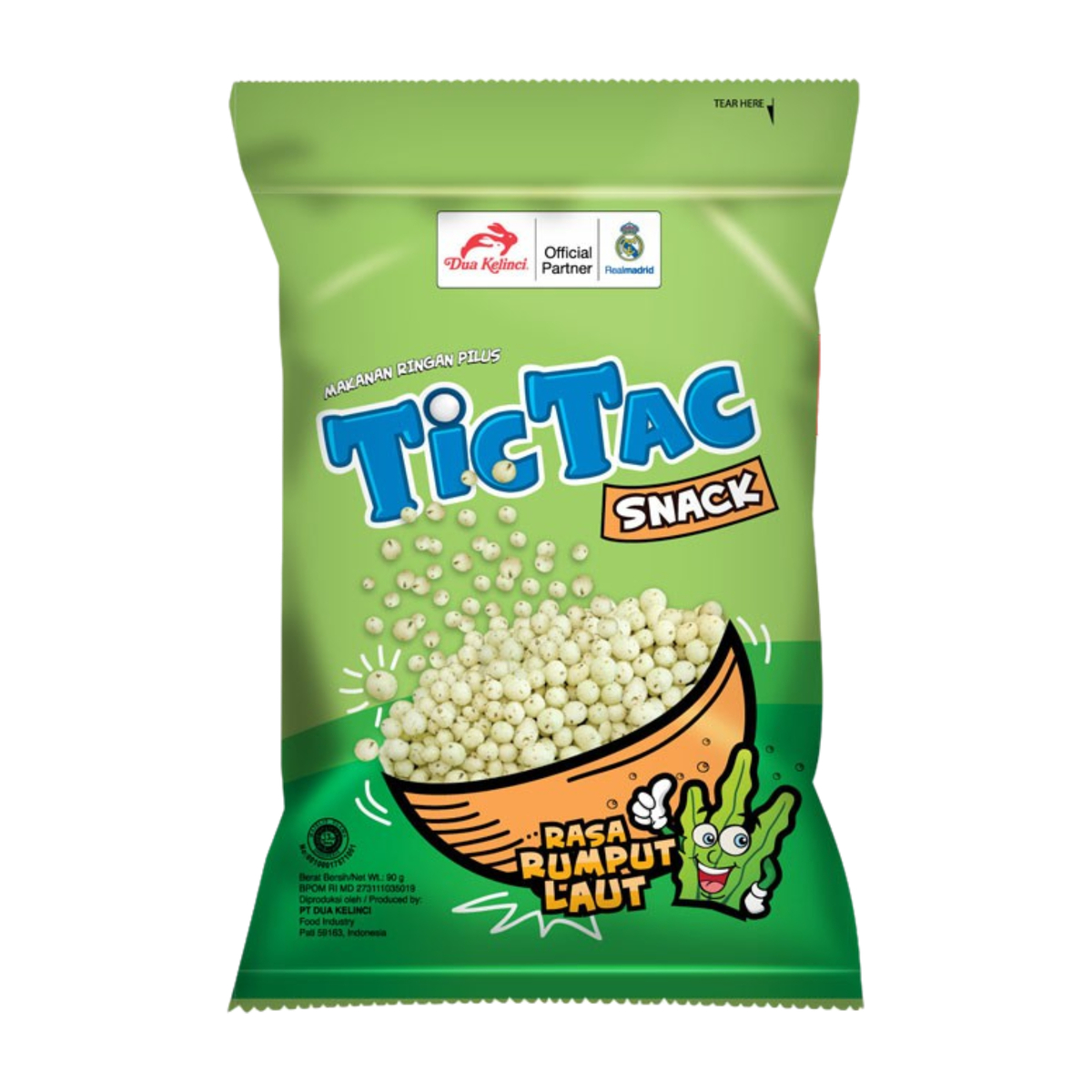 Dua Kelinci Tic Tac Seaweed 90g