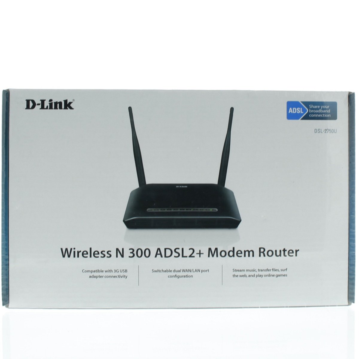 D-link Wireless N300 ADSL2+Modem Router DSL2750 Online Best Price | W/L Routers | Oman