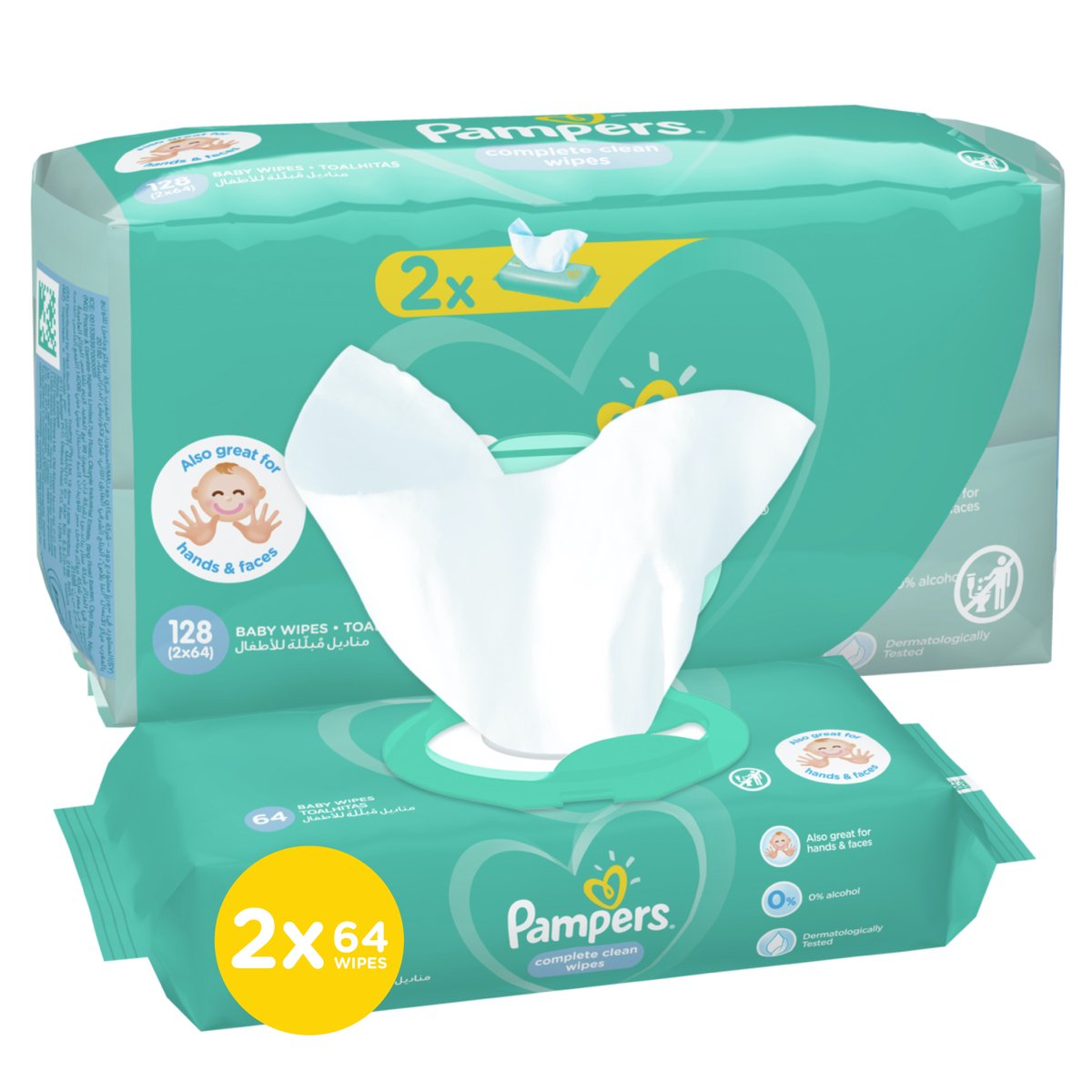 Pampers Complete Clean Baby Wipes 128pcs Online at Best Price Baby