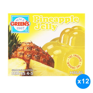 Green's Jelly Pineapple 12 x 80 g