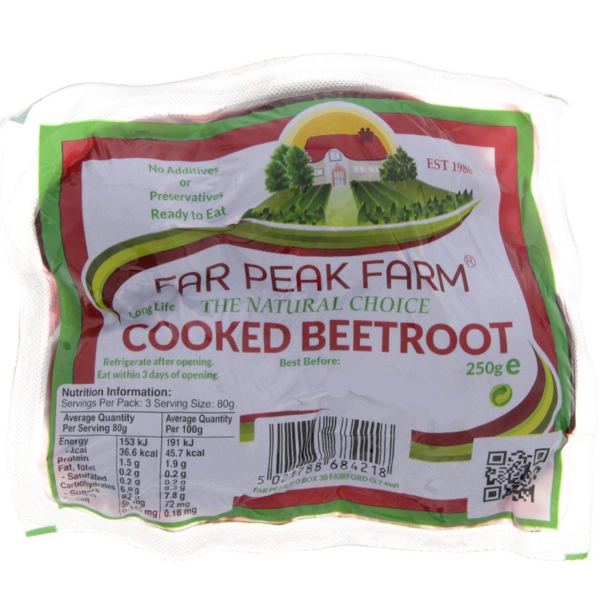 Cooked Beetroot France 250 g