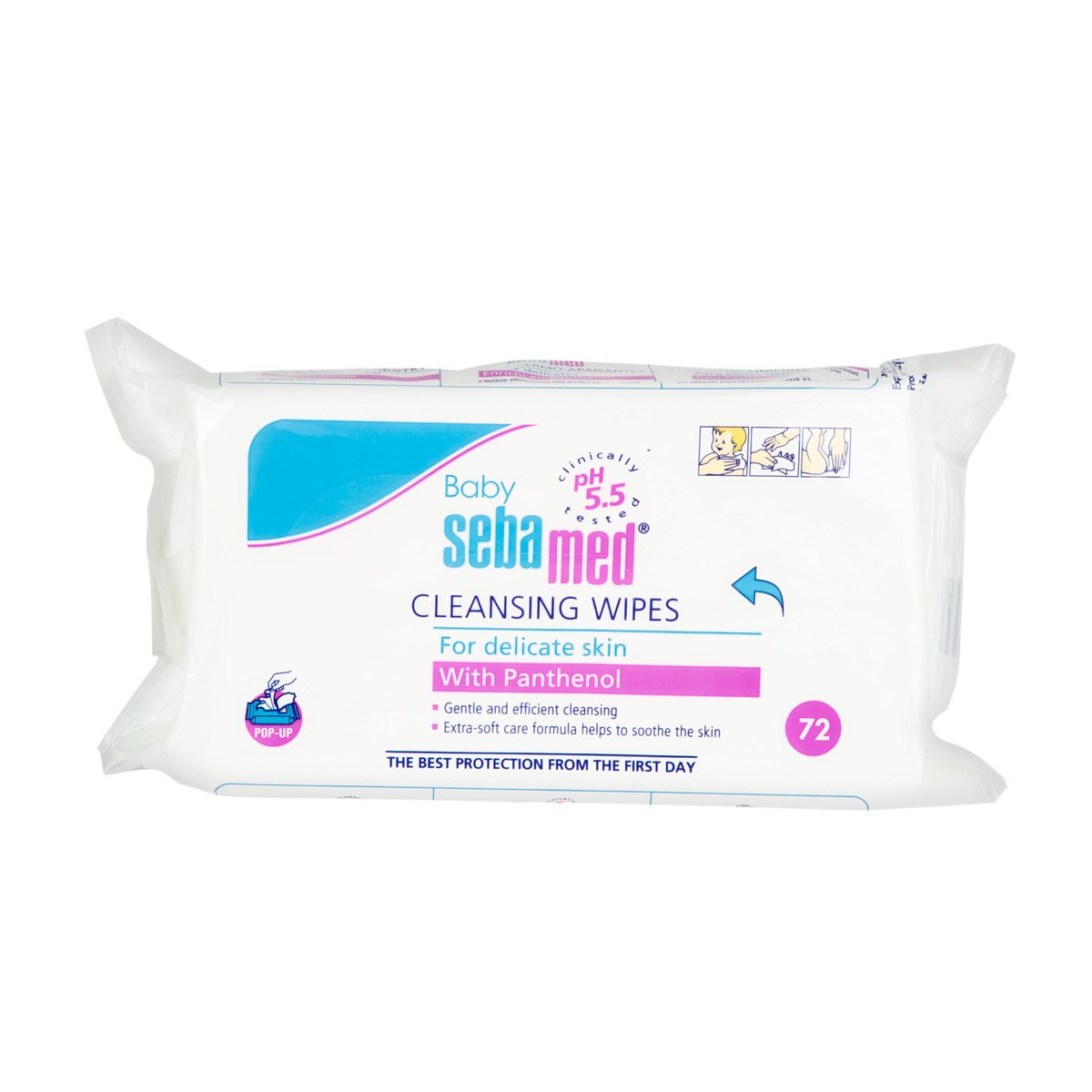 Sebamed Baby Cleansing Wipes 4 x 72pcs