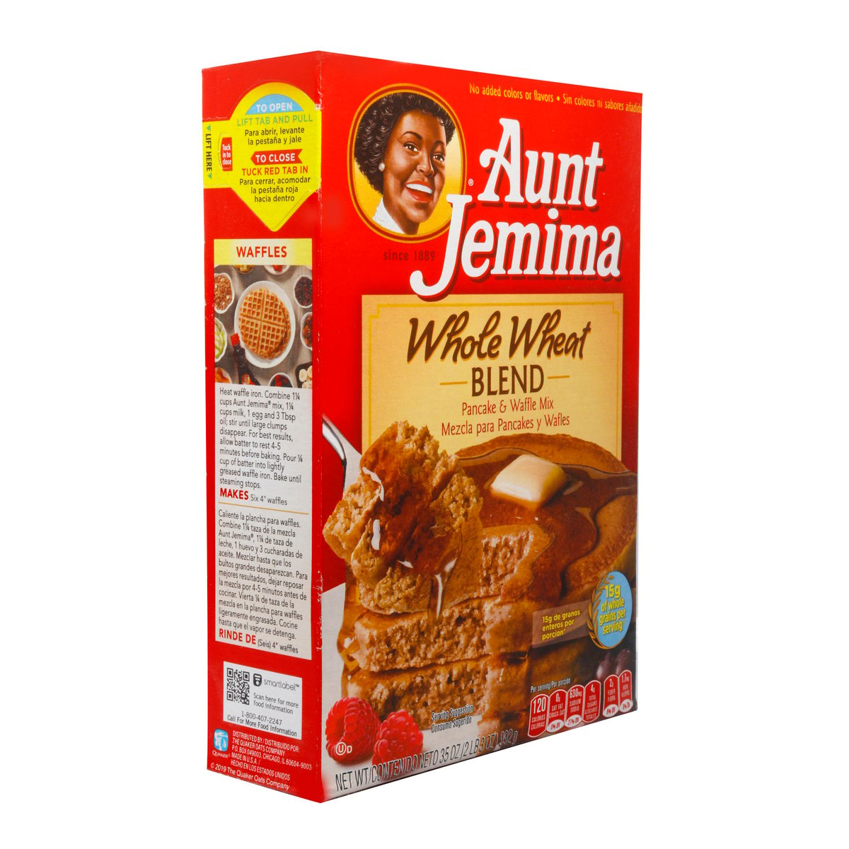 Aunt Jemima Whole Wheat Blend Pancake & Waffle Mix 992 g