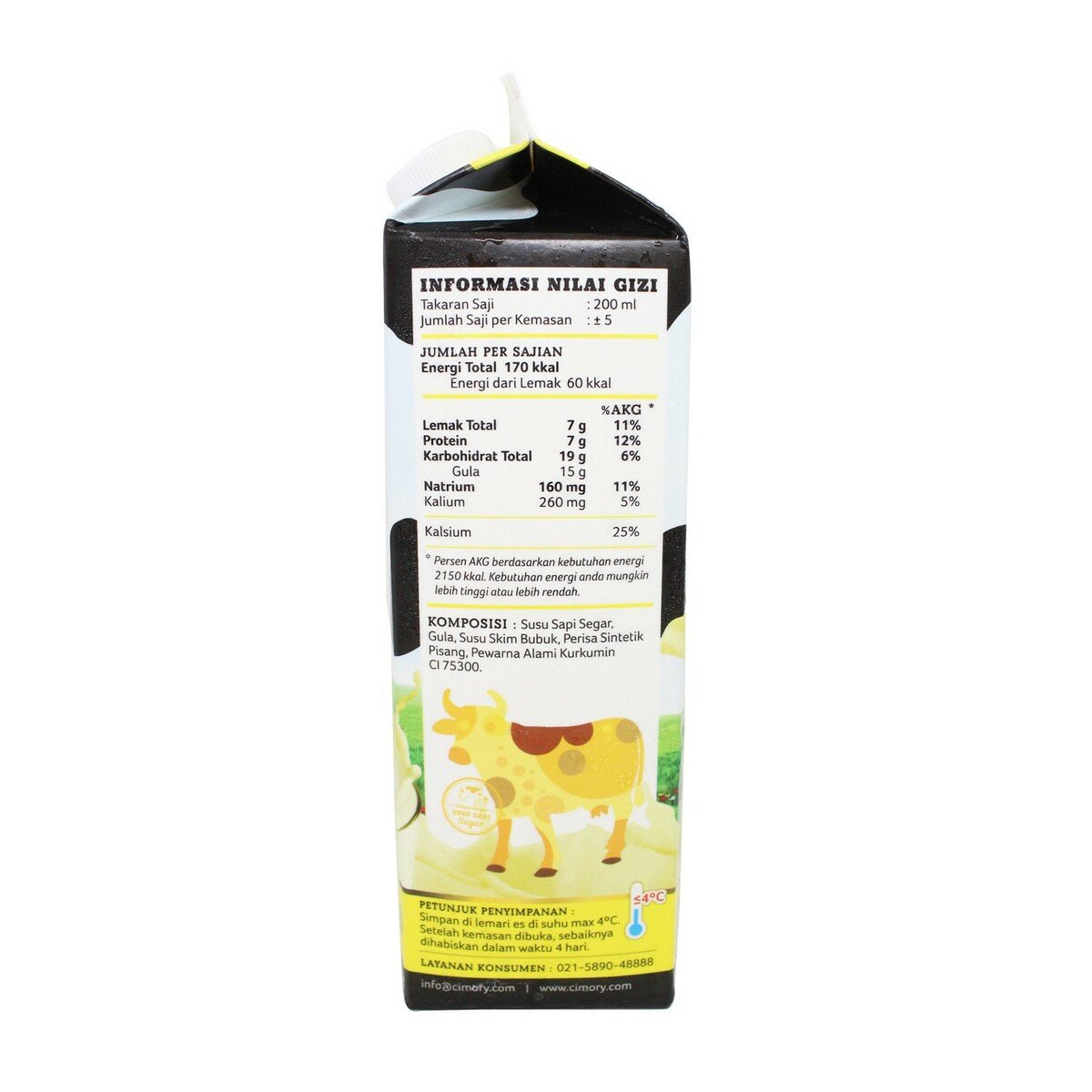 Cimory Fresh Milk Banana 950ml