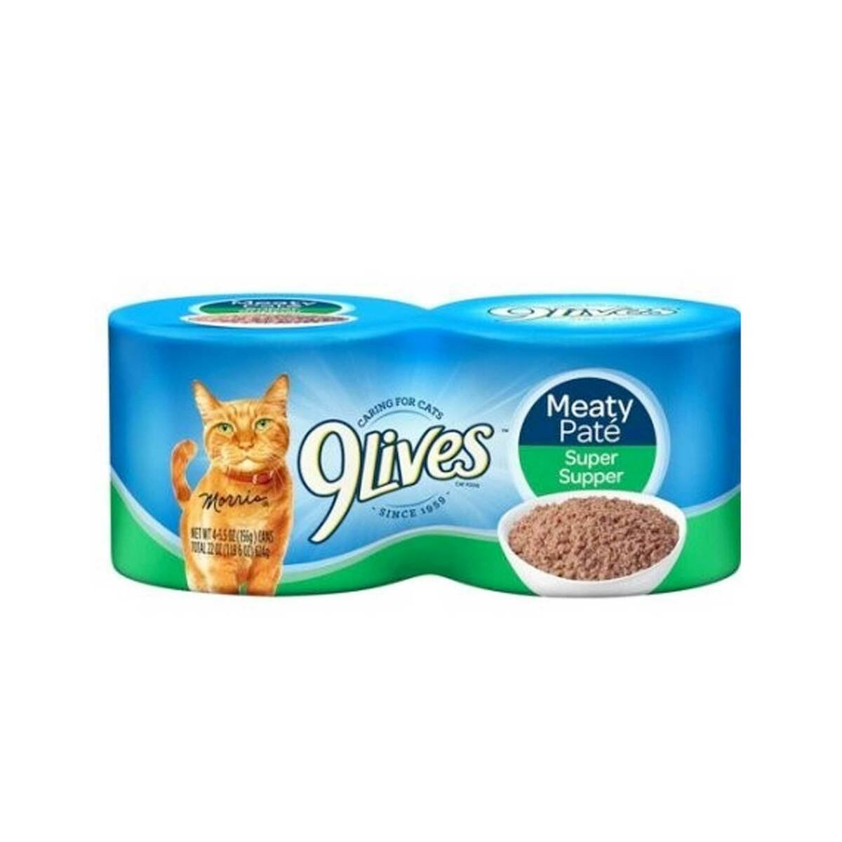 9 Lives Meaty Pate With Chicken 624 g