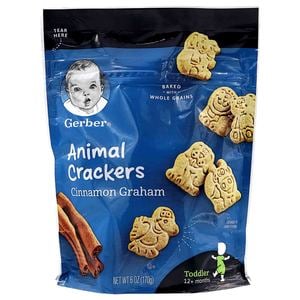Gerber Graduates Cinnamon Graham Animal Crackers 170 g