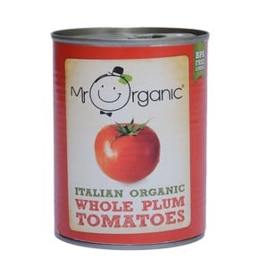 Mr. Organic Whole Plum Tomatoes 400 g