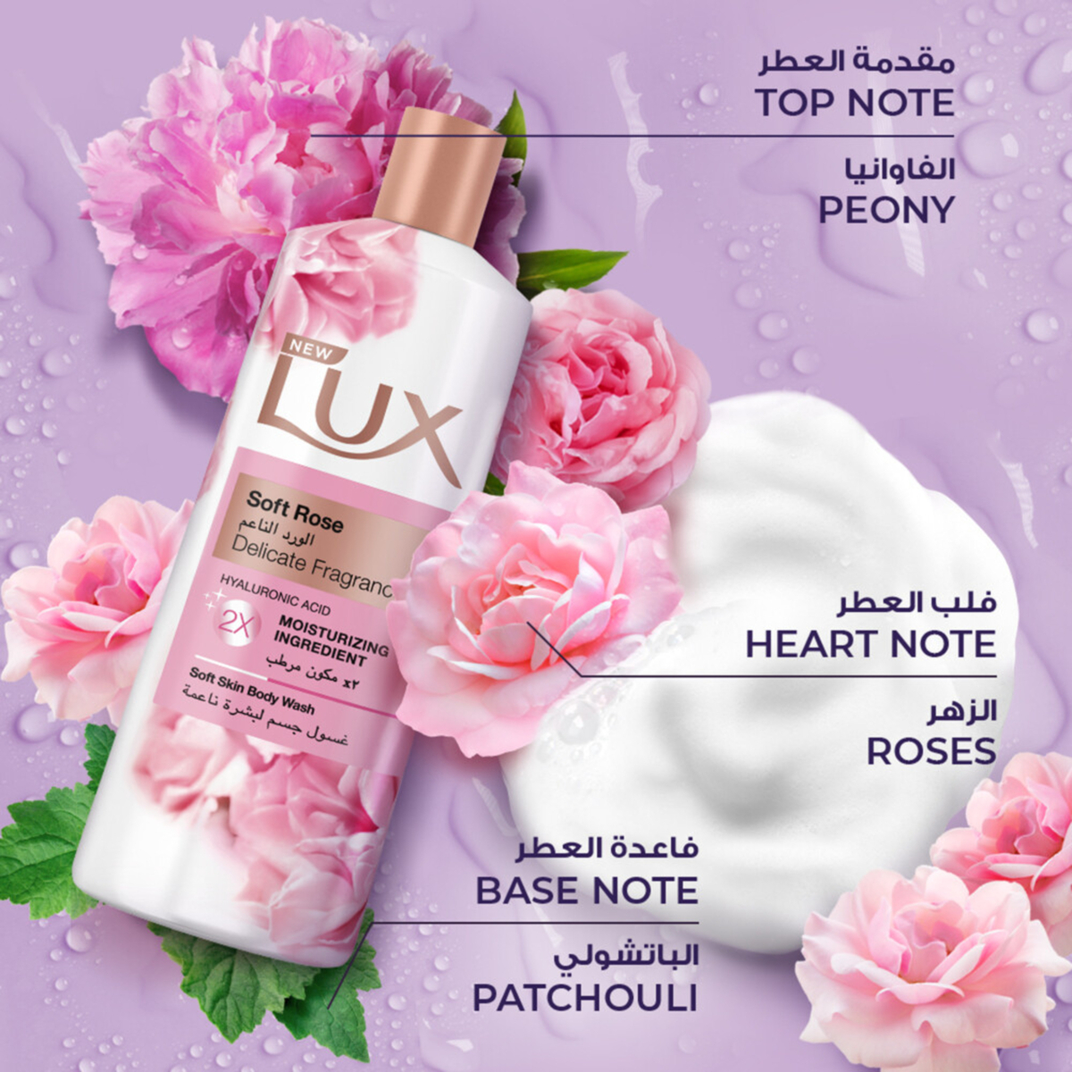 Lux Fine Fragrance Body Wash Kit Soft Rose 250 ml