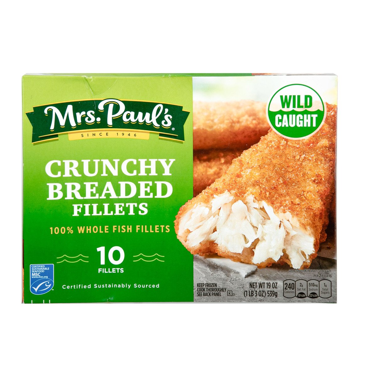 Mrs. Pauls Crunchy Breaded Fish Fillets 539g Online at Best Price ...