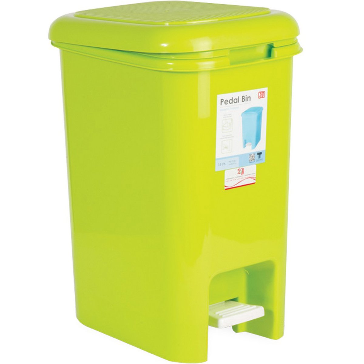 JCJ Dust Bin Assorted Colours 15Ltr Online at Best Price Bins