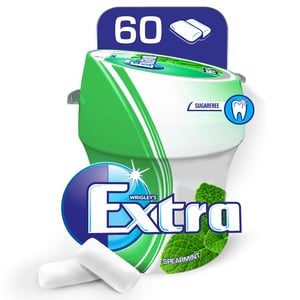 Wrigley's Extra Spearmint Gum 60pcs