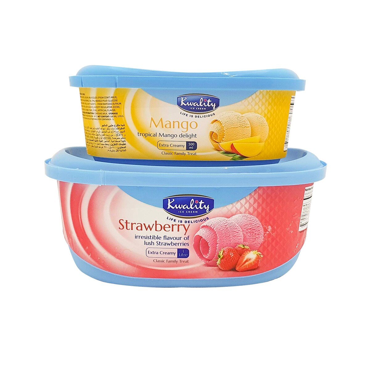 Kwality Ice Cream Assorted 1 Litre + 500 ml