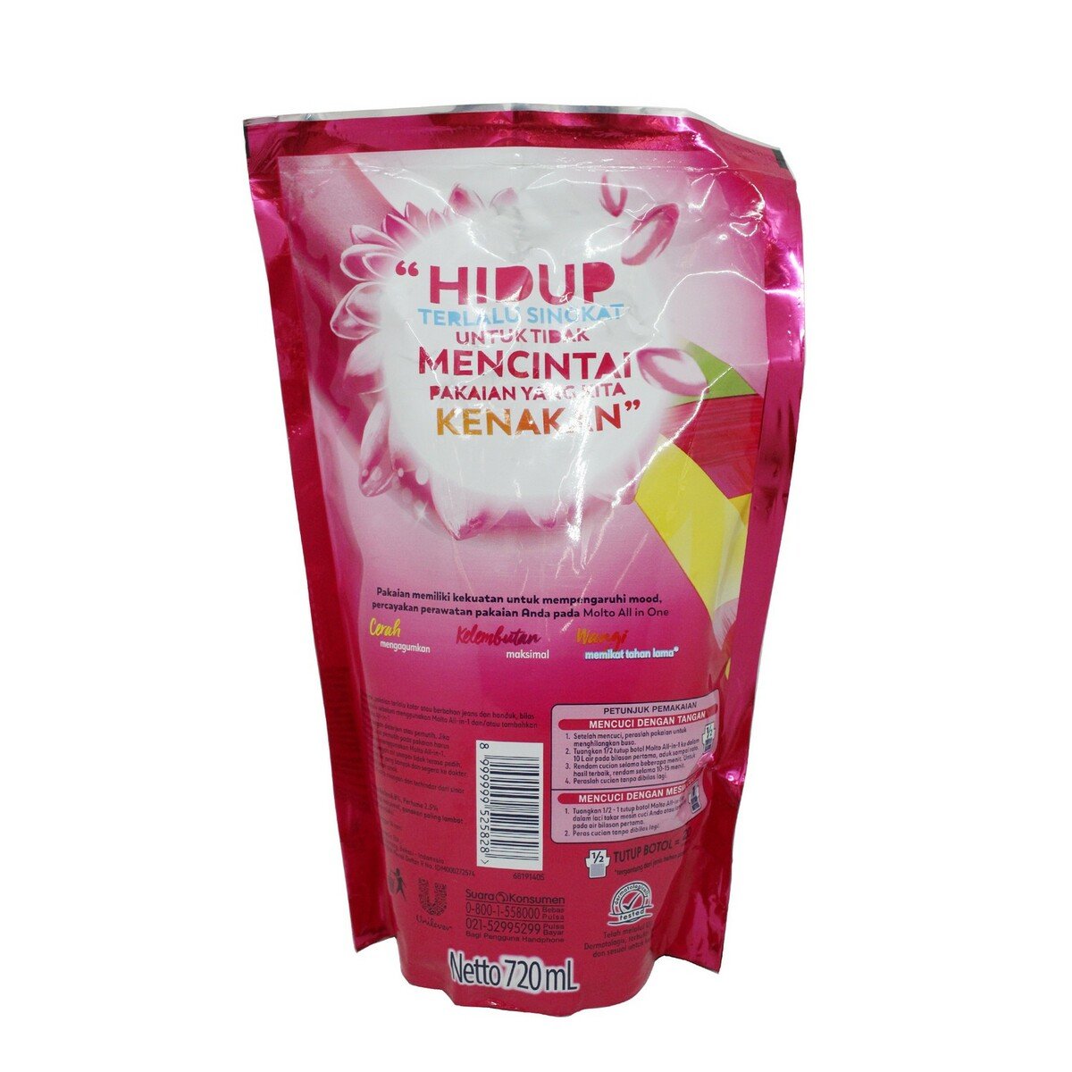 Molto All-in-1 Pink Pouch 720ml Online at Best Price | Fabric ...