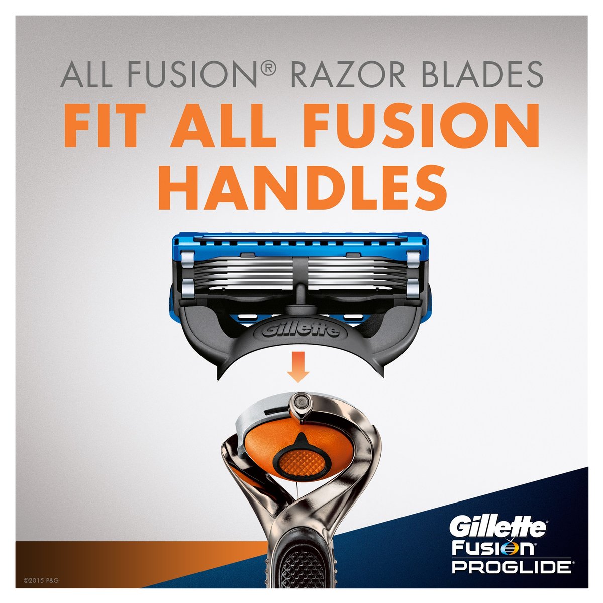 Gillette Fusion ProGlide 5 Men's Razor Blades Refills 2 pcs