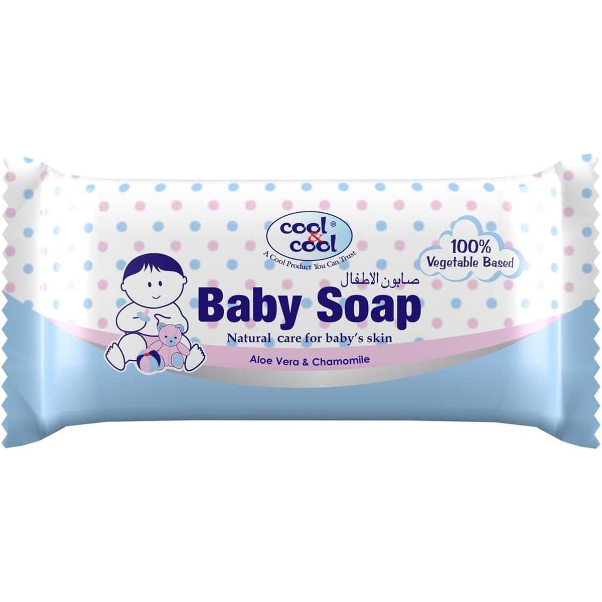 Cool & Cool Baby Soap Aloe Vera And Chamomile 125 g