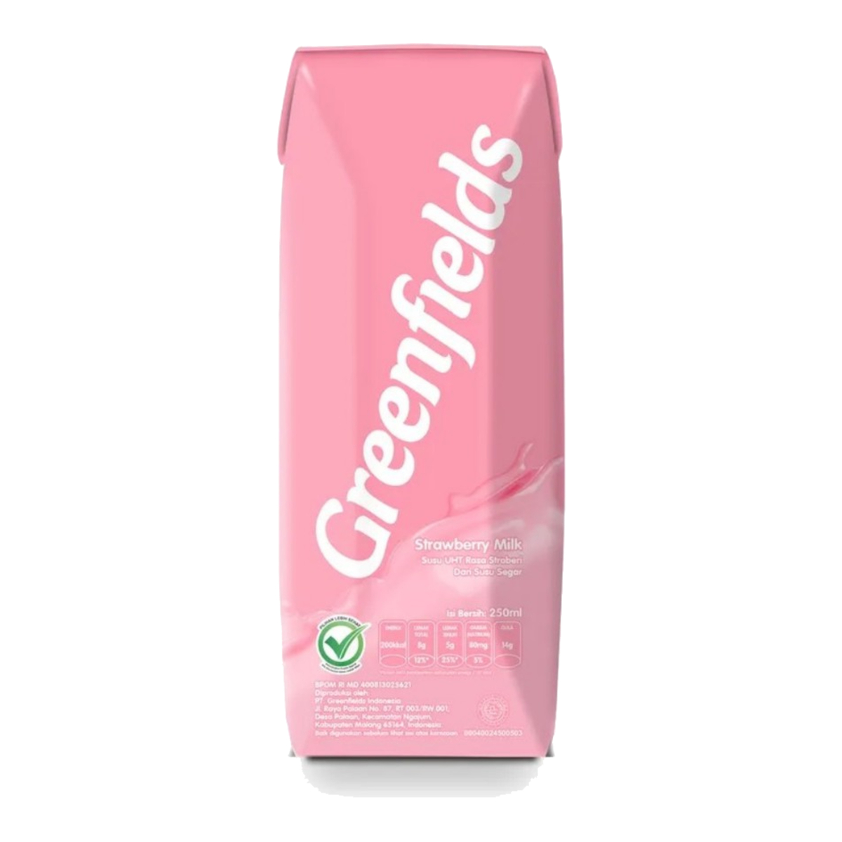 Greenfields Susu UHT Stroberi 250 ml