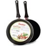 Chefline Open Wok Pan with Fry Pan, 24+26 cm, 10AK2426