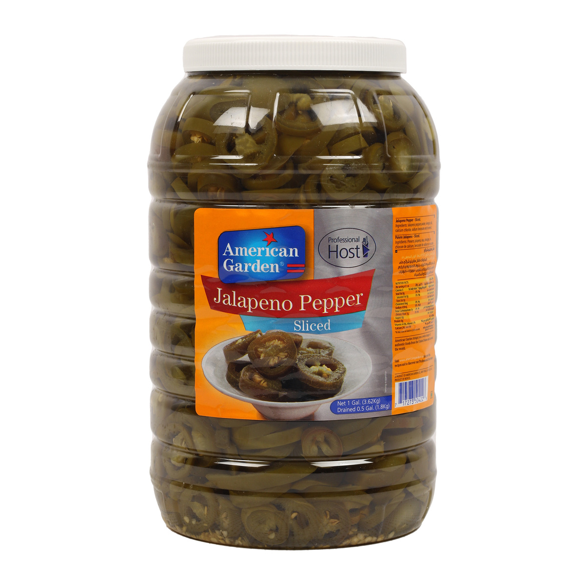 American Garden Sliced Jalapeno 3.62 kg