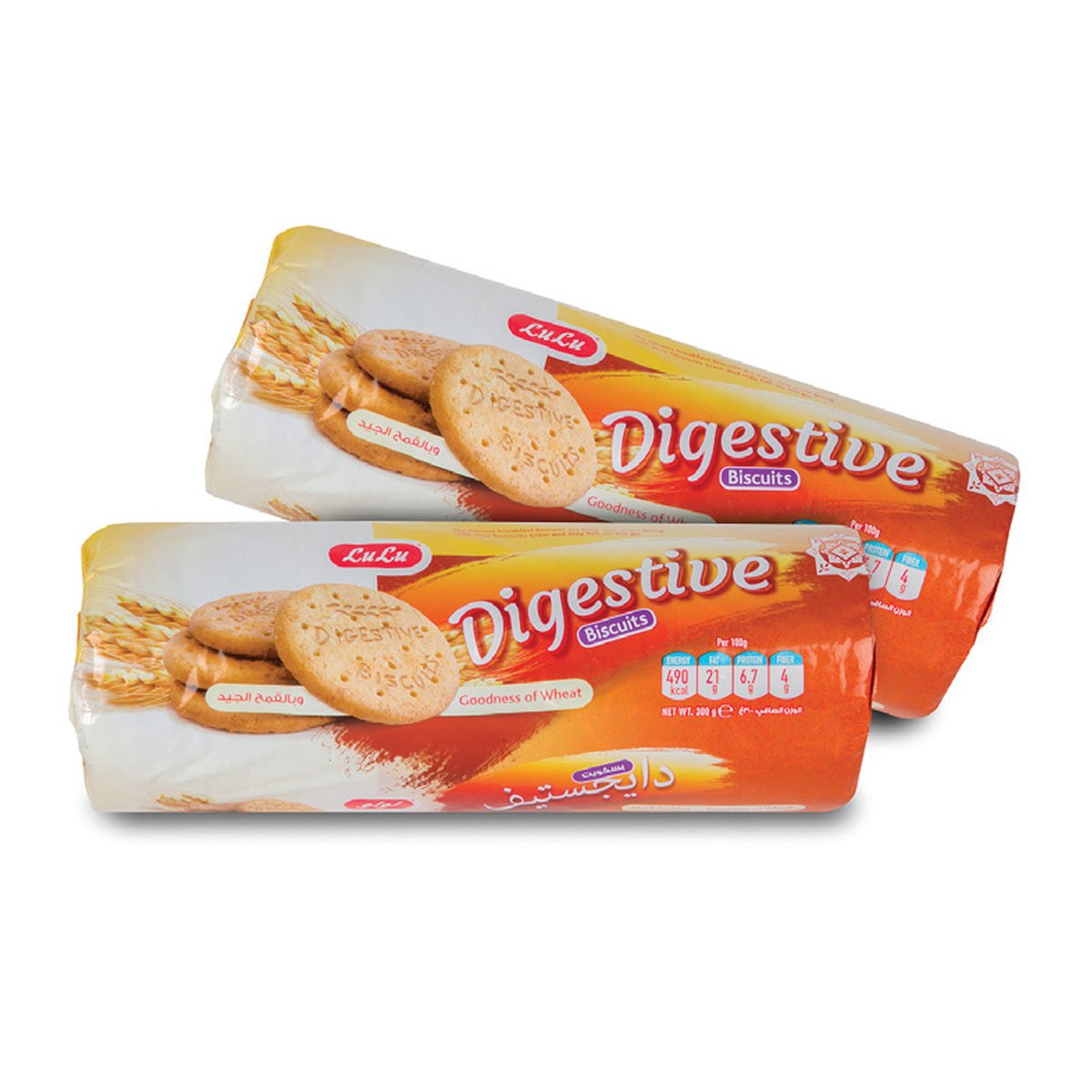 LuLu Digestive Biscuits 2 x 300 g