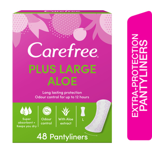 Carefree Panty Liners Cotton Unscented 56pcs Online at Best Price, Sanpro  Panty Liners
