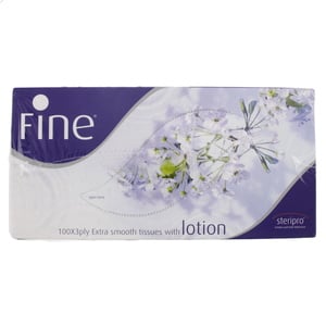 Fine Lotion Extra Smooth Tissue 3 Ply 100'S