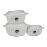 Top Point Cassorole With Lid Opal T04YGG 3pcs