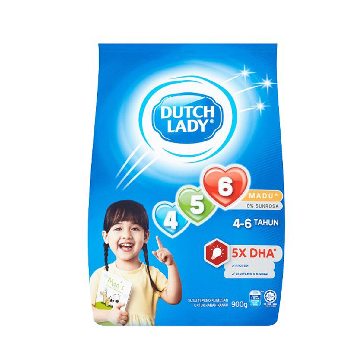 Dutch Lady Powder GUM 456 Honey 850g