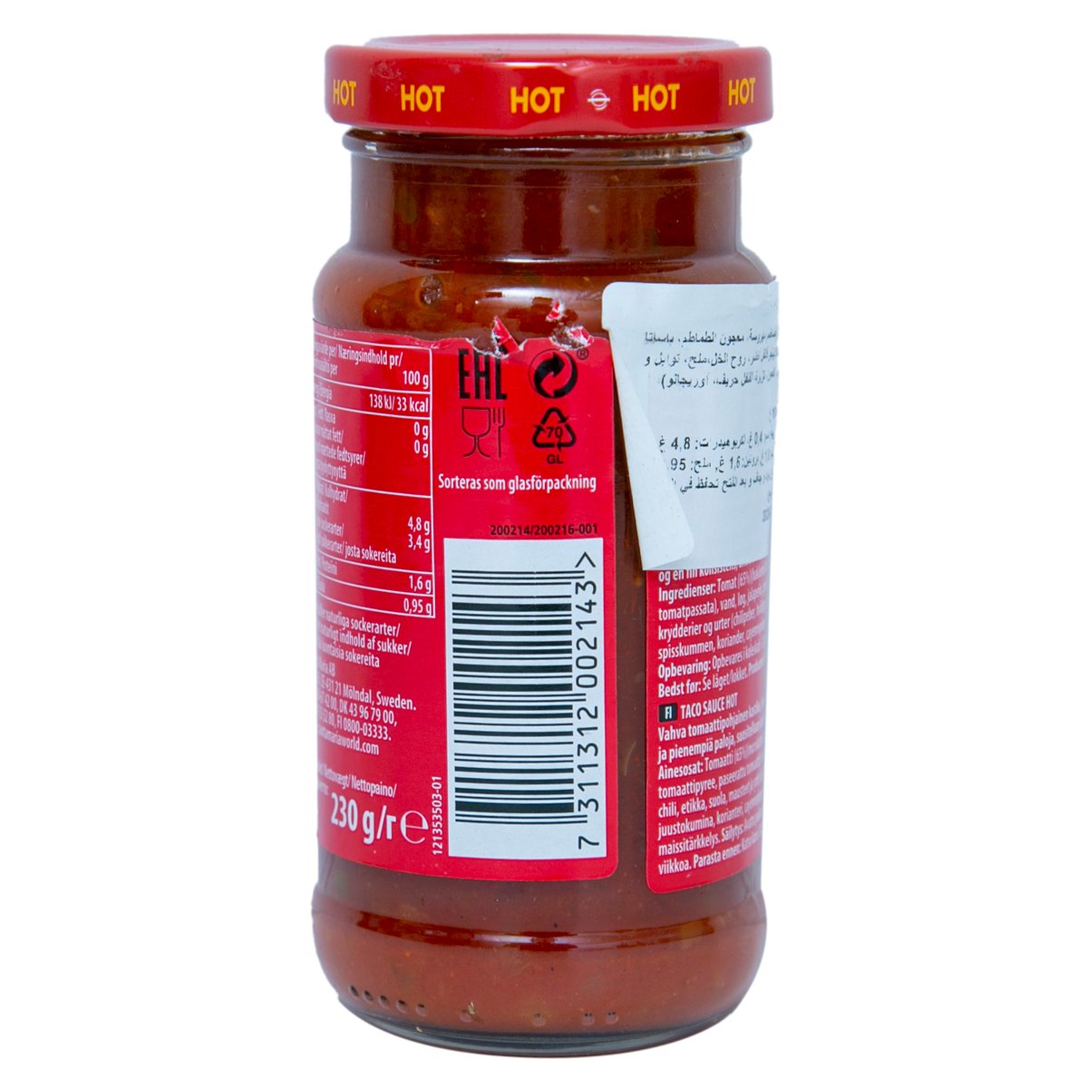 Santa Maria Hot Taco Sauce 230 g