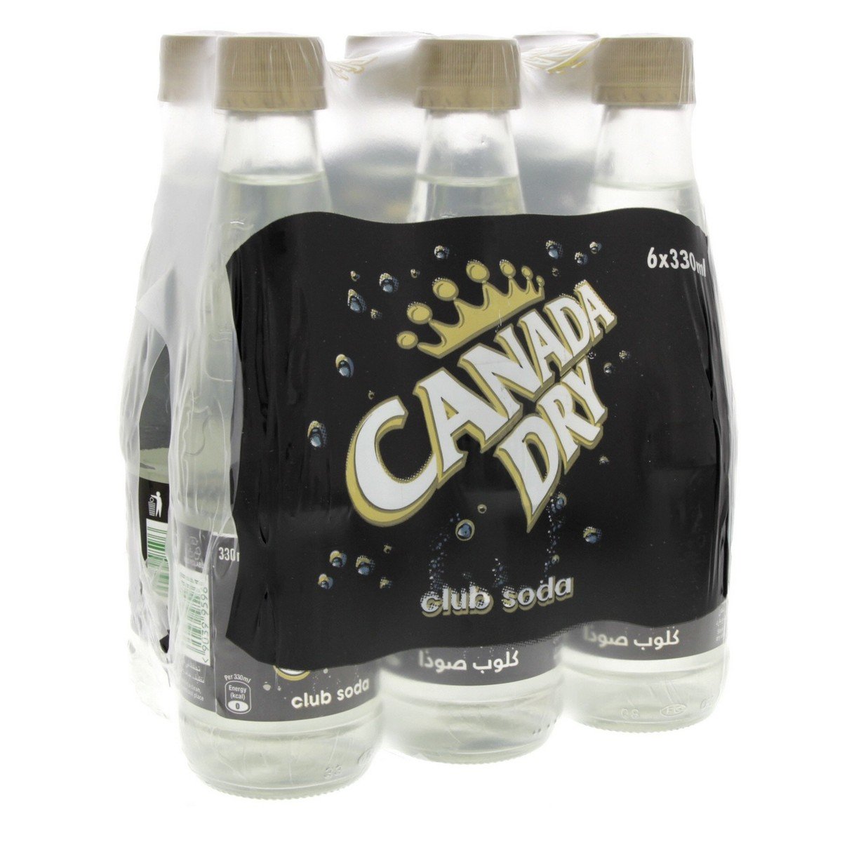 Canada Dry Club Soda 6 x 330 ml