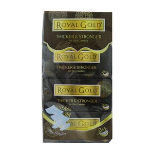 Royal Gold 3Ply Luxury Facial Tissue 4 x 110sheets