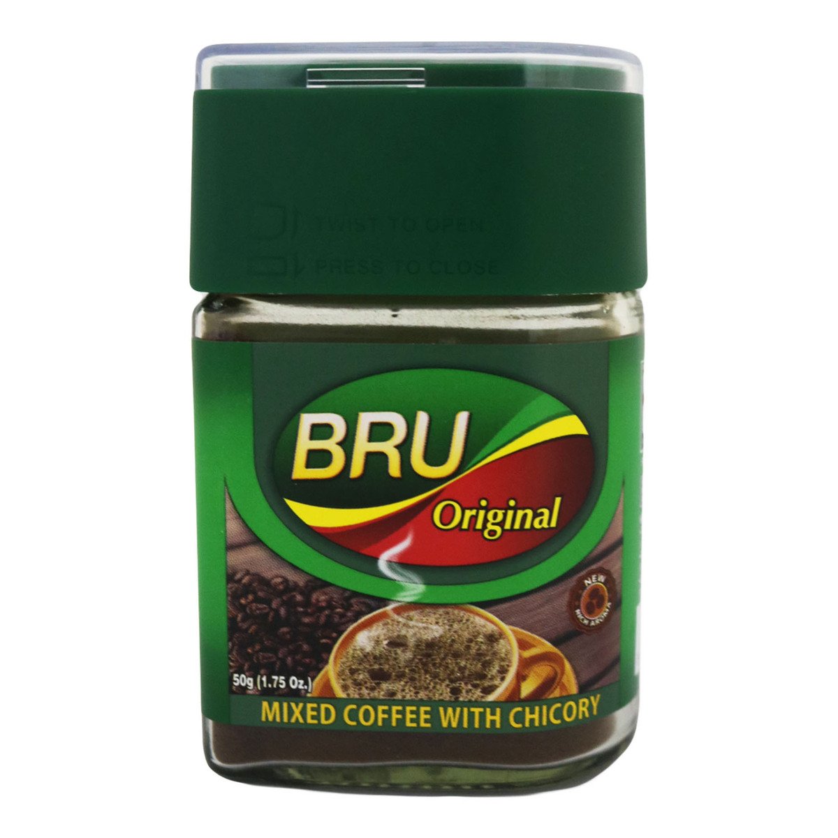 Bru Instant Coffee Powder  Original Bottile 50g