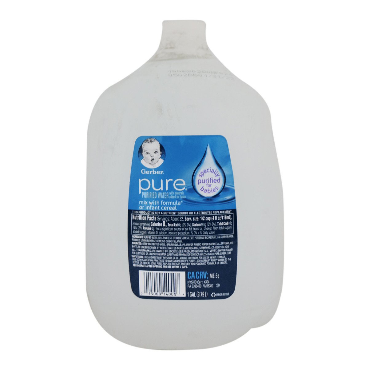 Gerber Purified Water 3.79Litre