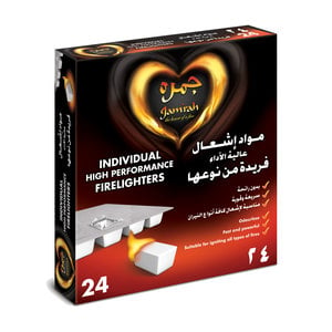 Jamrah Firelighters Cubes 24pcs