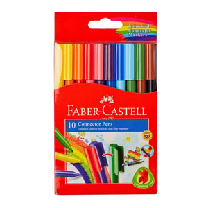 Faber-Castell 10 Connector Pens 11150ACB