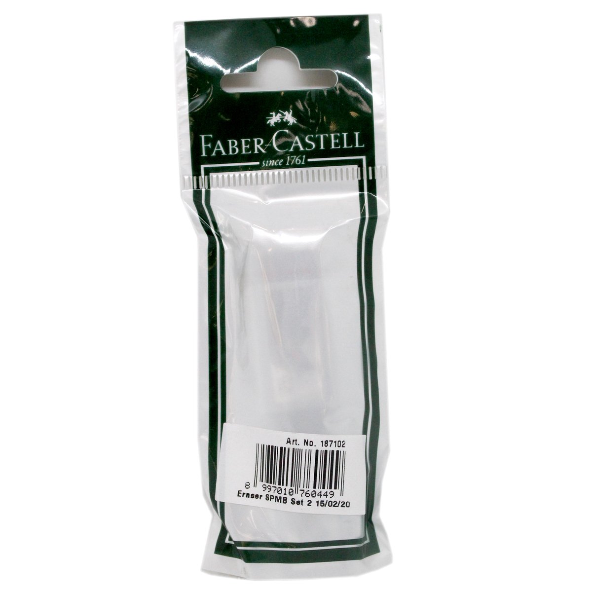 Faber-Castell Eraser SPMB Set 2-187102