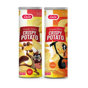 LuLu Crispy Potato Chips Assorted Value Pack 2 x 160 g