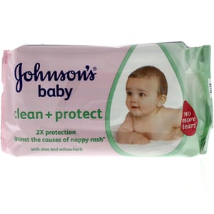 Johnson's Clean + Protect Baby Wipes 56pcs