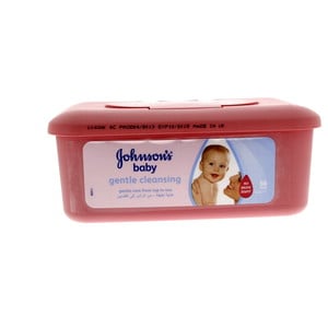 Johnson's Gentle Cleansing Baby Wipes 56pcs