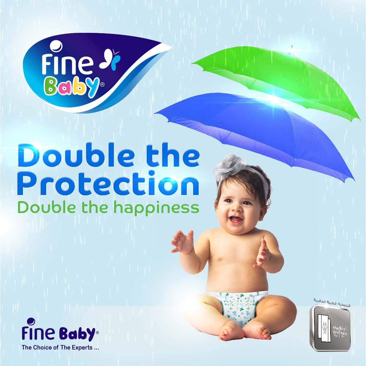 Fine Baby Diapers Size 3 Medium 4-9 kg 36 pcs