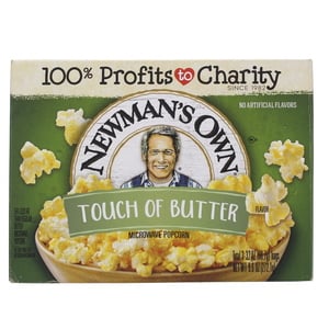 New Man's Own Touch Of Butter Flavor Microwave Pop Corn 298 g