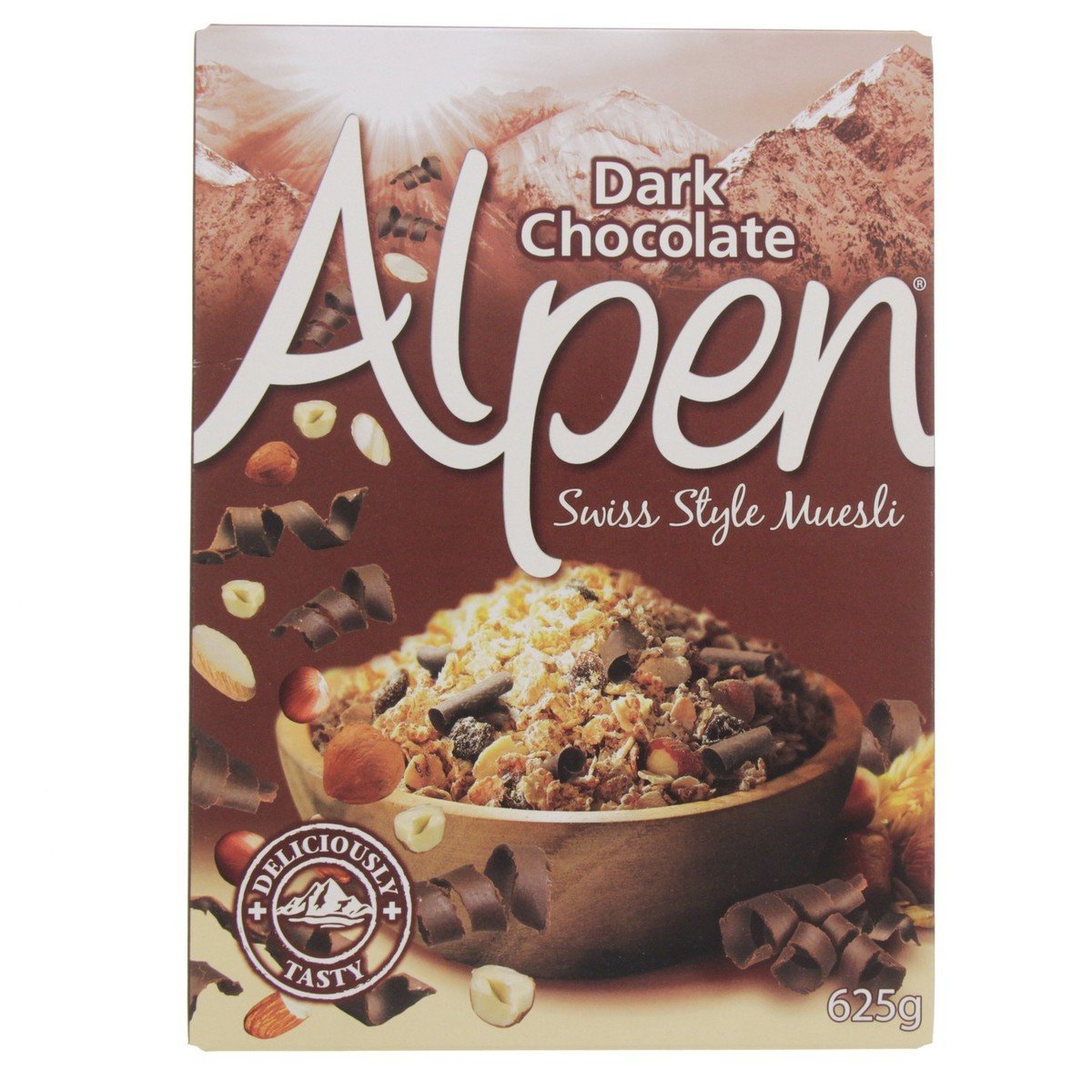 Alpen Swiss Style Museli Dark Chocolate 625g