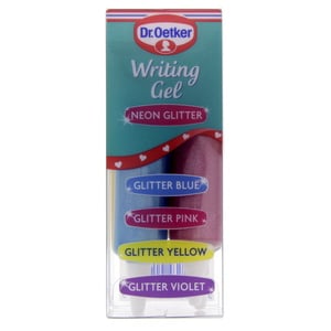 Dr.Oetker Writing Gel Neon Glitter 76 g