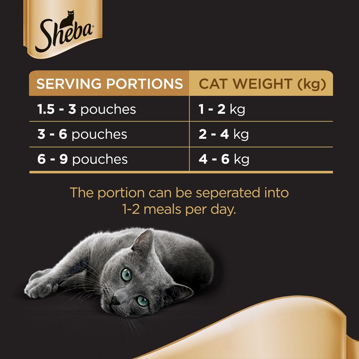 Sheba Tuna & Salmon Cat Food Pouch 70 g