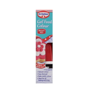 Dr.Oetker Gel Food Color Bright Red 10 g