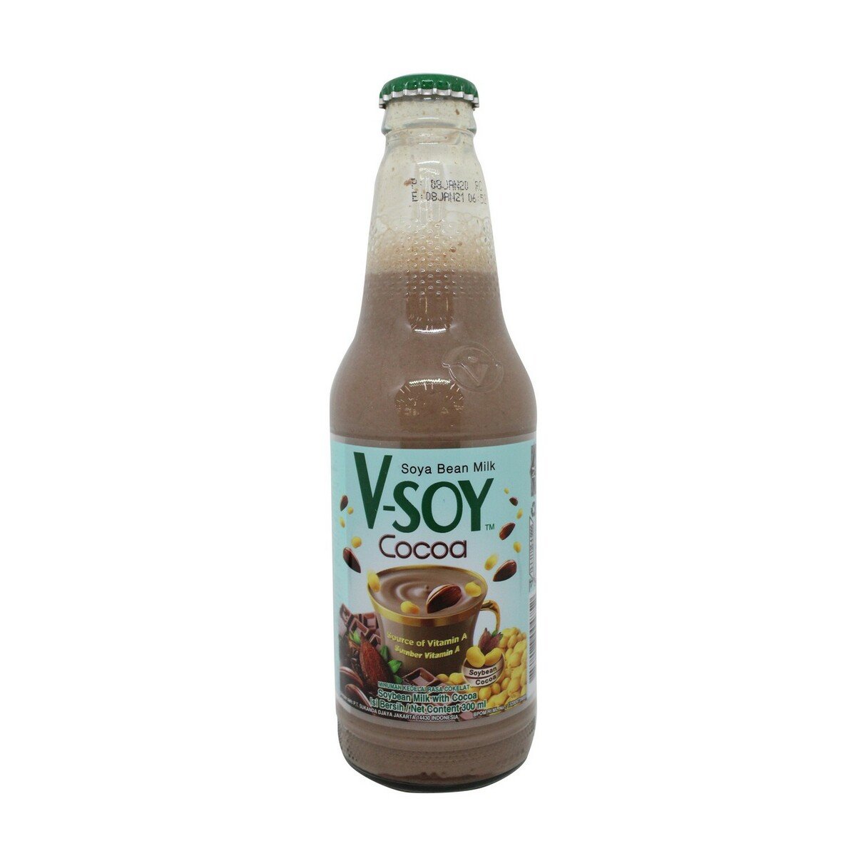 V Soy Susu Kedelai Cokelat Botol  300ml