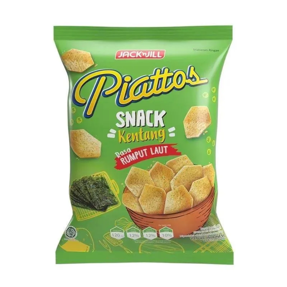 Piattos Rasa Rumput Laut 80g