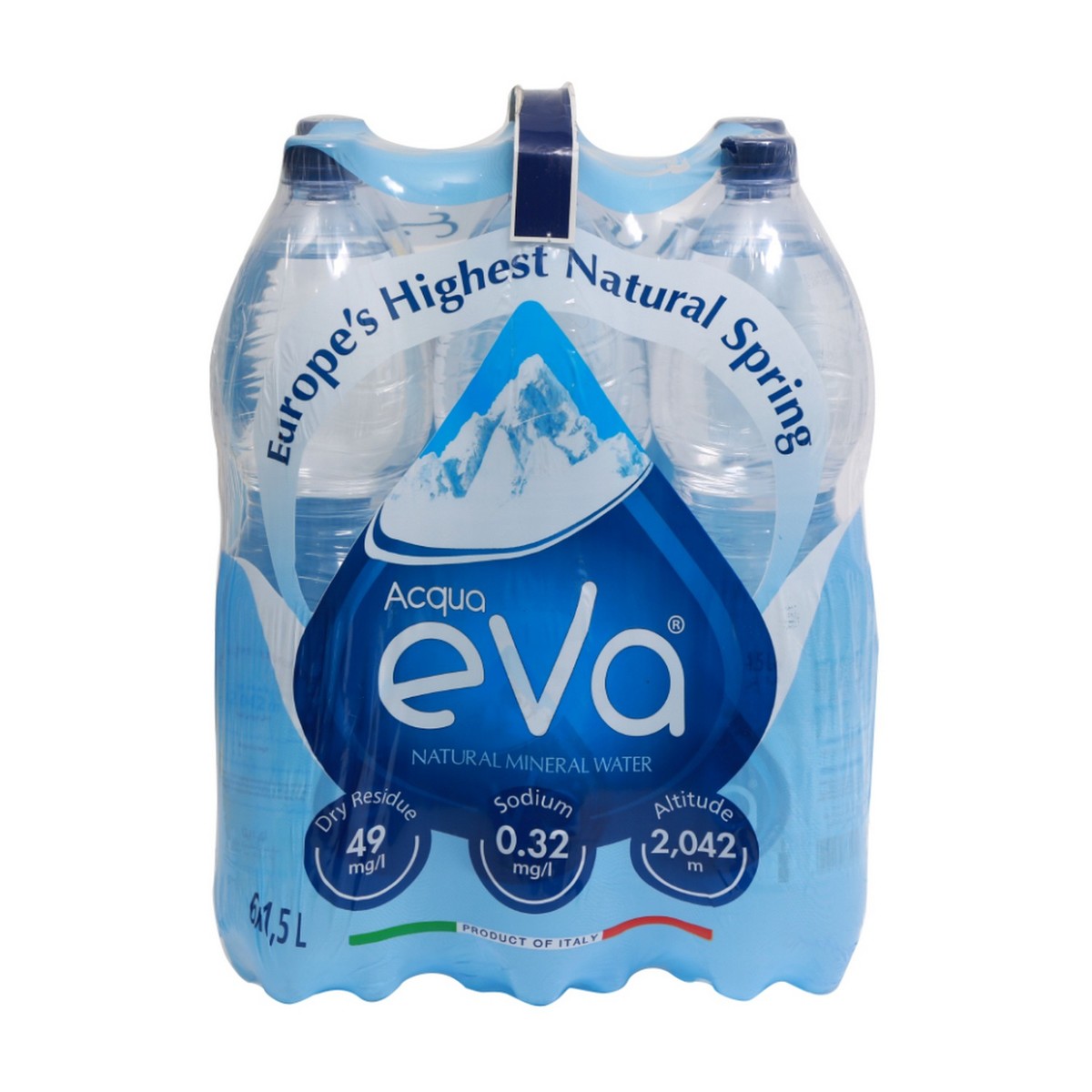 Eva Acqua Natural Mineral Water 1.5 Litre