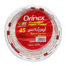 Orinex Decorated Paper Plates 21.9cm 45 pcs