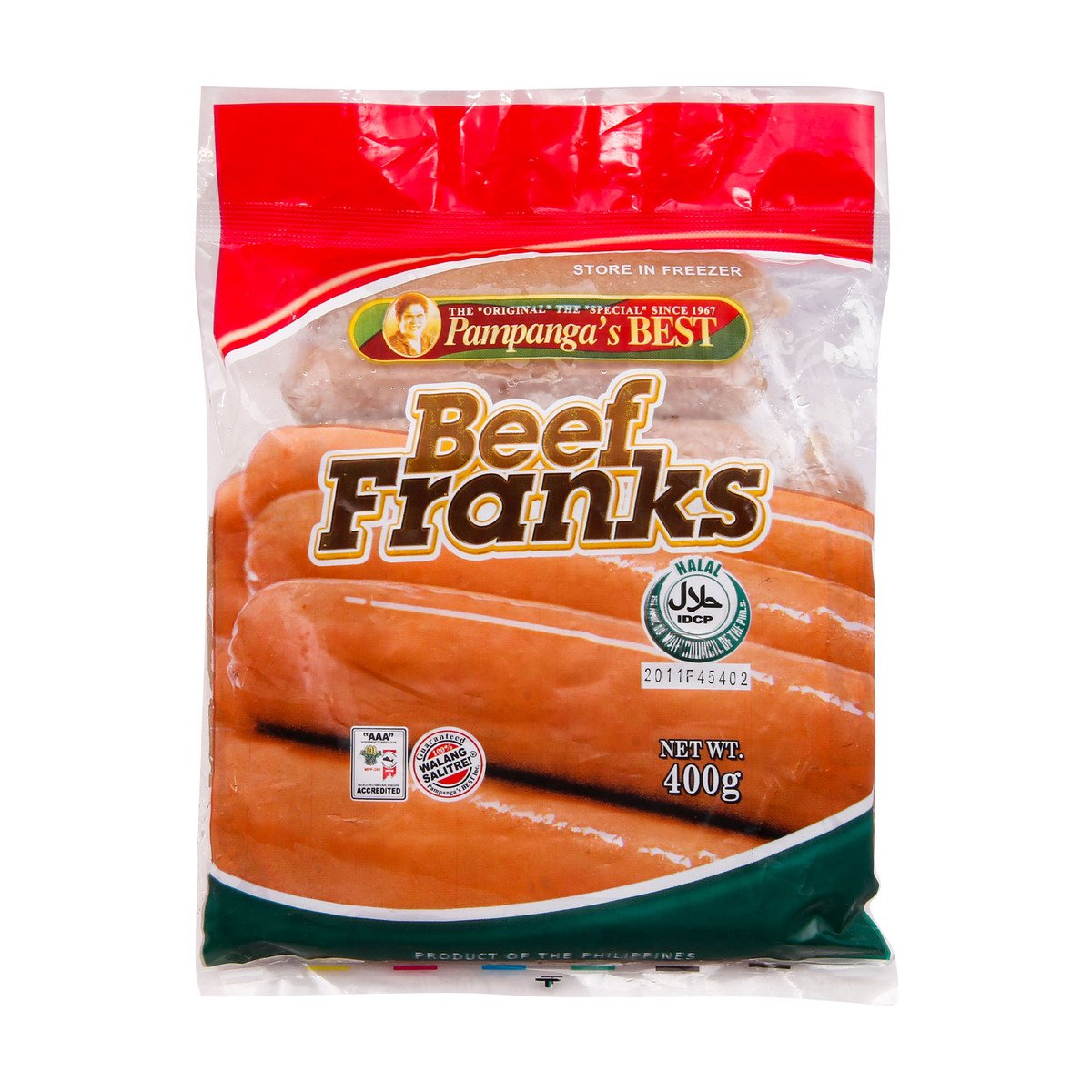 Pampanga's Best Beef Franks 400 g